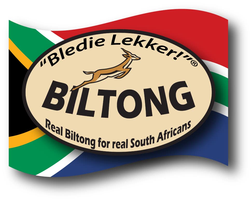 Bledie Lekker 16oz USDA-certified biltong bag label close-up