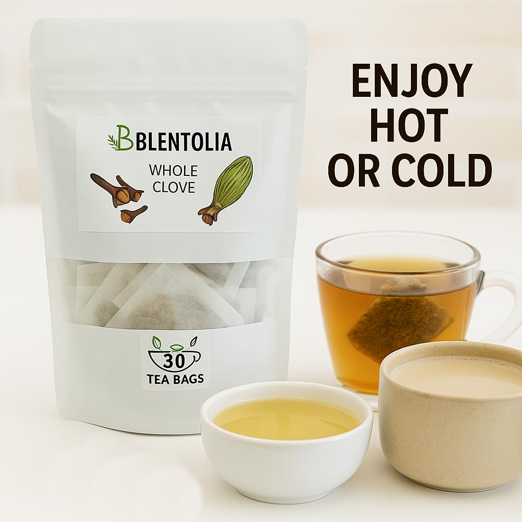 Blentolia 30-tea-bags bundle; convenient daily ritual with digestion-friendly spice.