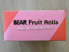 Hand-rolled BEAR yoyos of BLholife Bear Real Fruit Snack Rolls