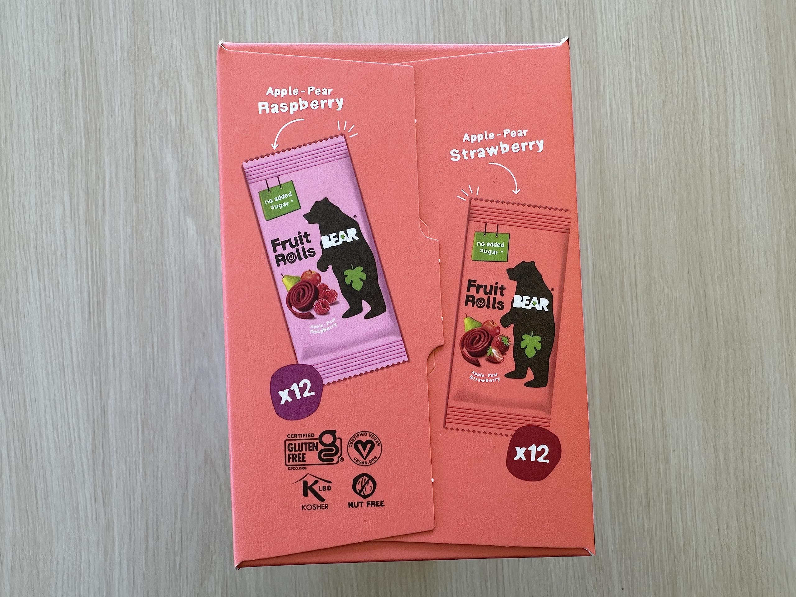 BLholife Bear Real Fruit Snack Rolls portable snack for on-the-go