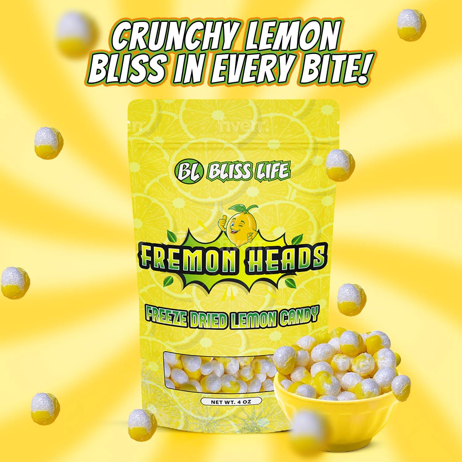 Portable Fremon Heads packaging ideal for lunchboxes