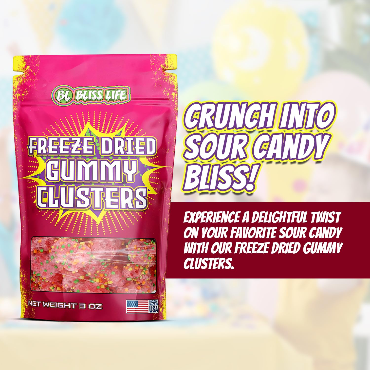 Bliss Life secure packaging bag ensuring pristine clusters on arrival