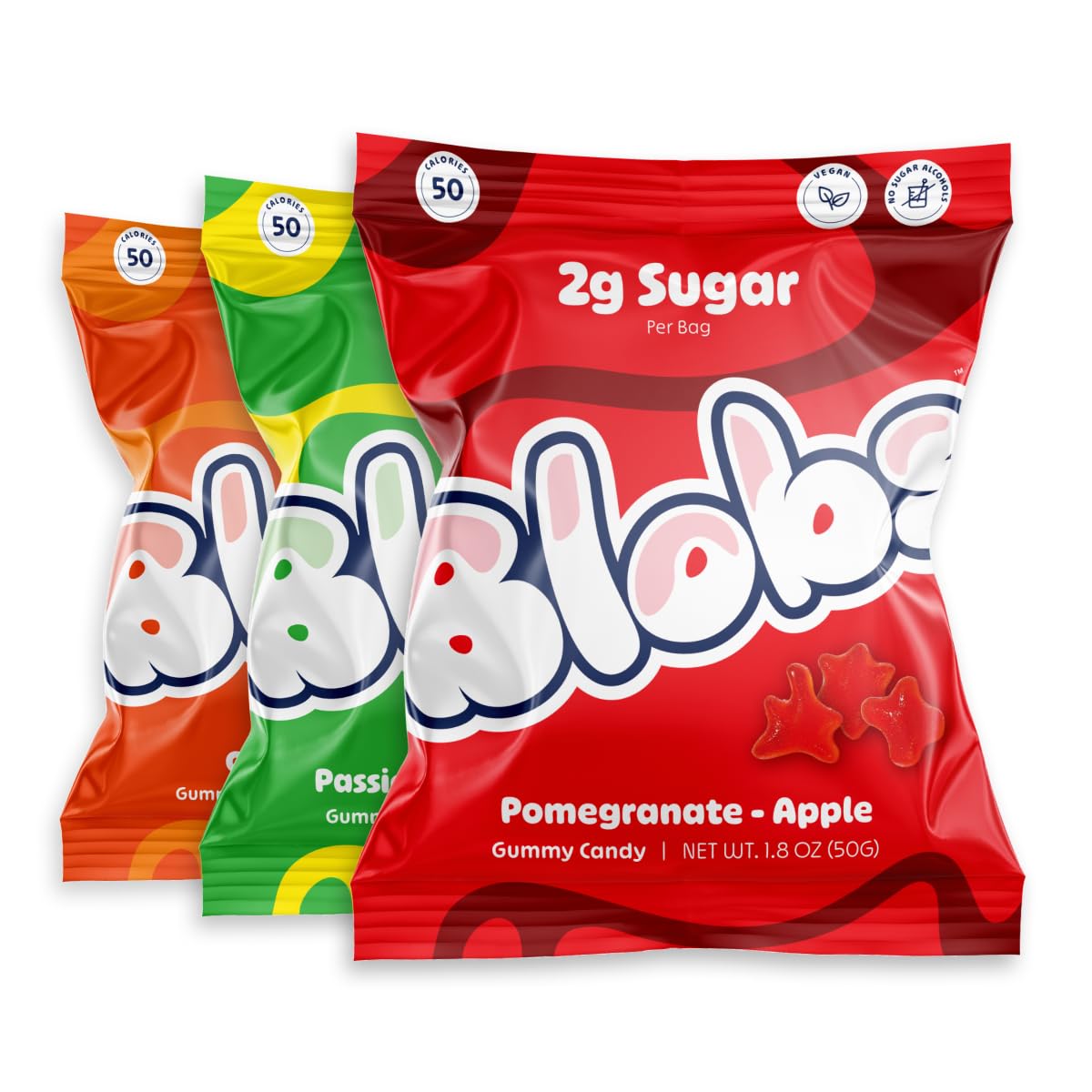 Blobs kids-adults snack idea pouch, perfect for lunchboxes and on-the-go.