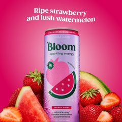 Bloom Nutrition Sparkling Energy with green coffee bean caffeine for steady focus.