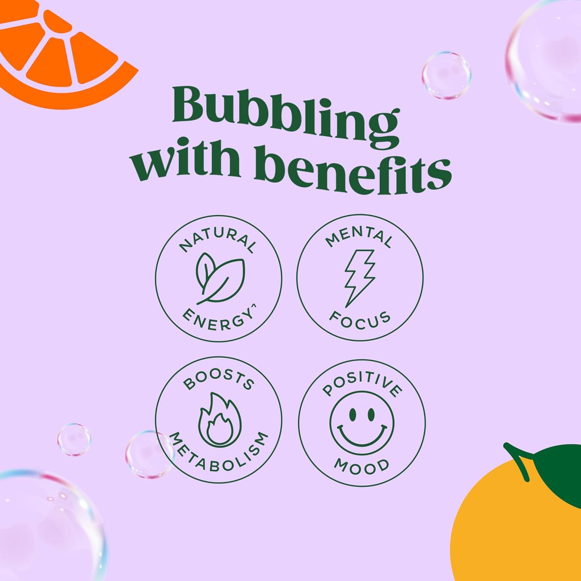 Bloom Nutrition Sparkling Energy label-front featuring vegan, zero sugar formula with natural caffeine