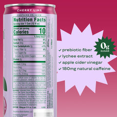 Bloom Nutrition Sparkling Energy Lychee Green Tea ingredients highlight antioxidants and prebiotics