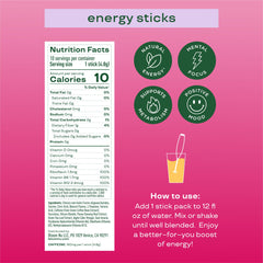 Bloom Nutrition water bottle with a stick packet for on-the-go hydration and crisp flavor