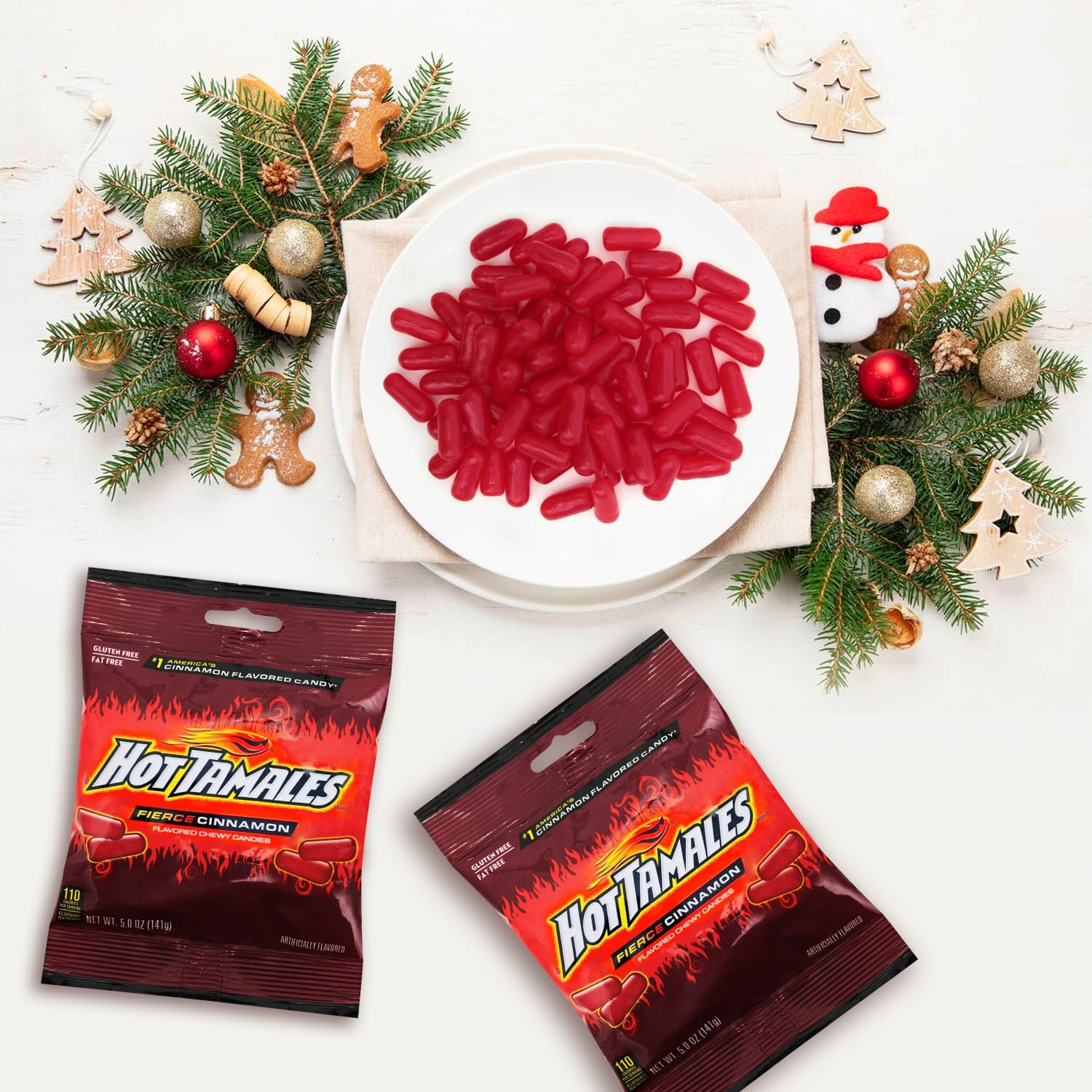 Bloom's Hot Tamales Fierce Cinnamon enjoyed by kids at a casual get-together