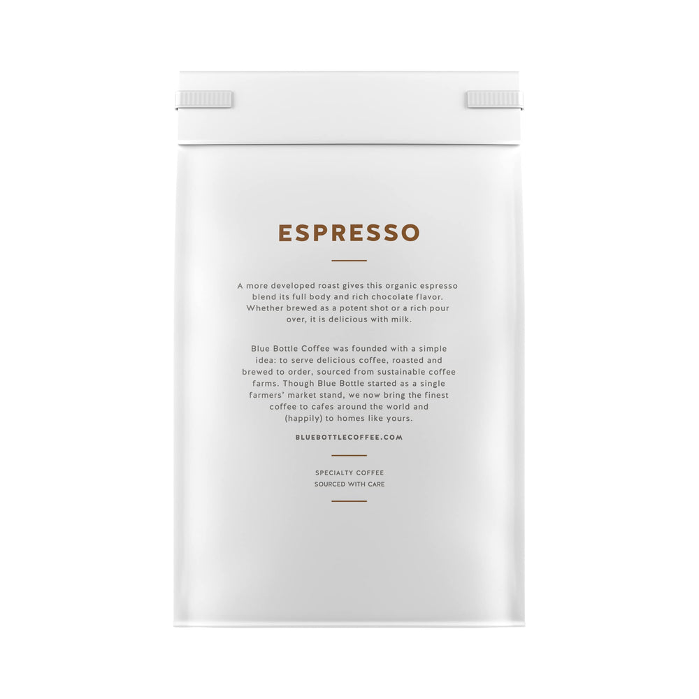 Blue Bottle Flavor Palette notes: dark chocolate and caramel hints.