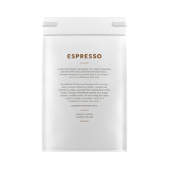 Blue Bottle Flavor Palette notes: dark chocolate and caramel hints.