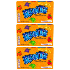 Blue Clover Runts theater box front view, perfect for movie night snacking.