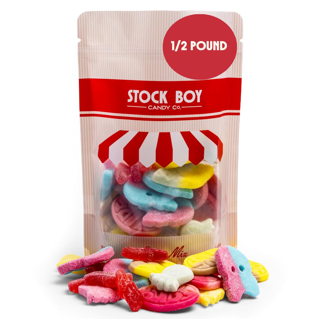 Blue Desert Market BUBS Godis fruit gummies offer juicy flavors for snacking.