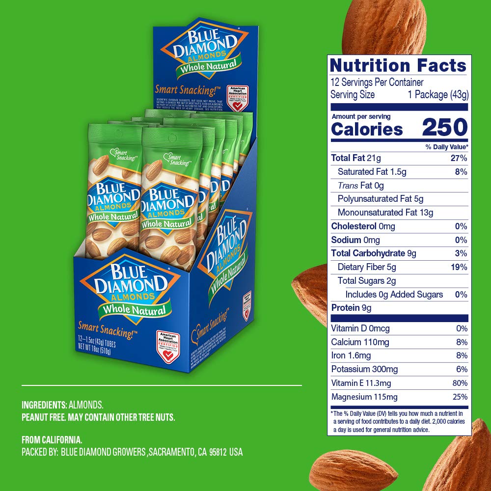 Blue Diamond Almonds almonds in a bowl evoke wholesome, high-protein snacking.