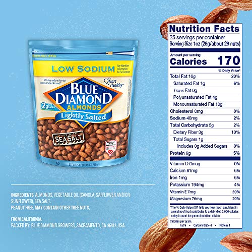 Blue Diamond Almonds from California delivering crisp flavor in each bite.