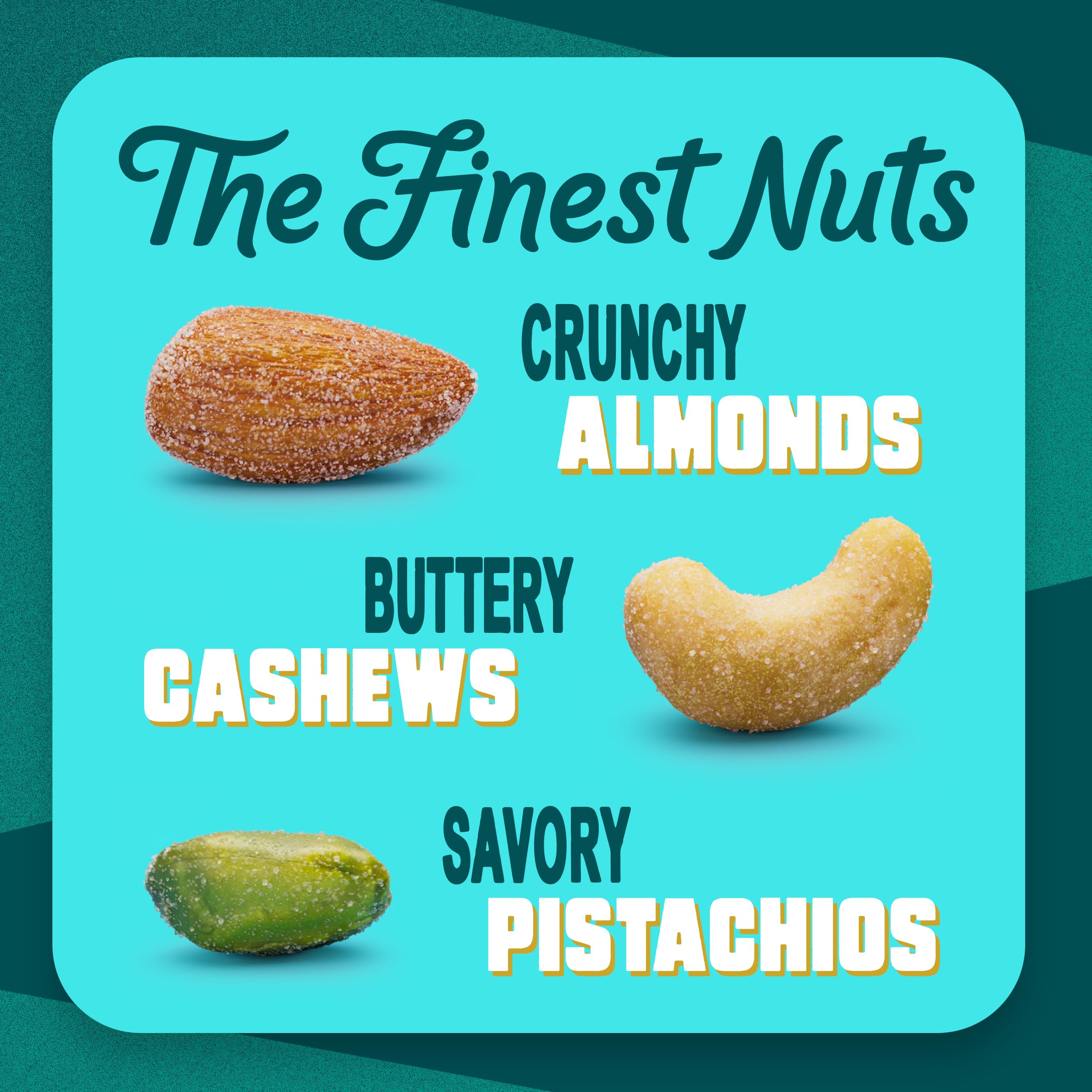 Blue Diamond Almonds roasted cashews close-up showcases creamy texture.