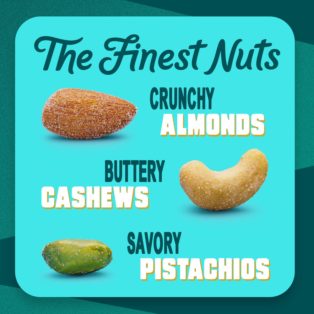Blue Diamond Almonds roasted cashews close-up showcases creamy texture.