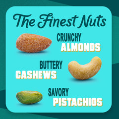 Blue Diamond Almonds roasted cashews close-up showcases creamy texture.