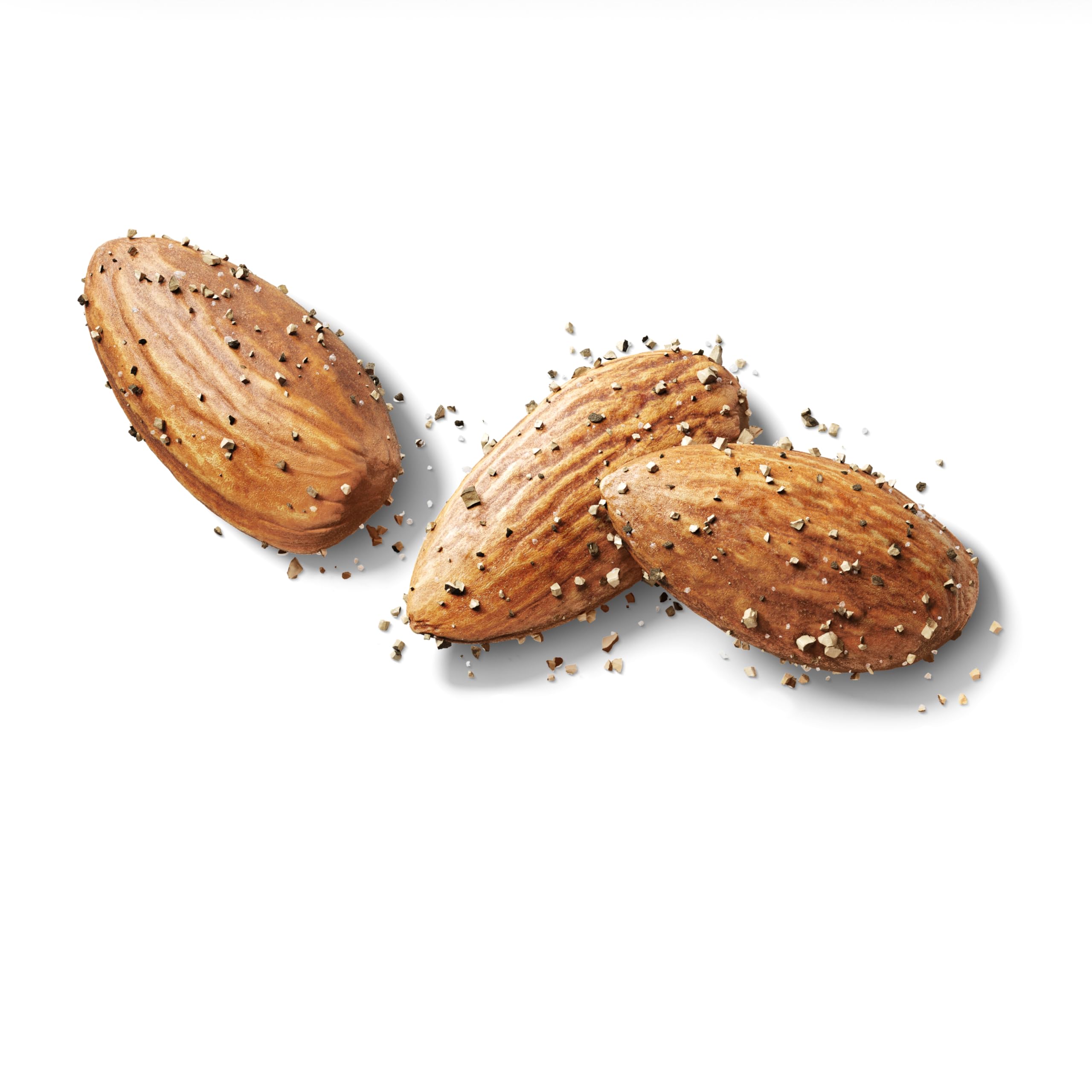 Blue Diamond almonds nutrition label highlights protein and Vitamin E.
