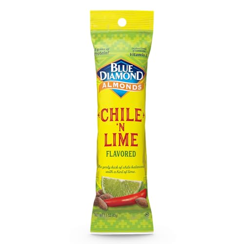 Blue Diamond Chile N Lime single-serve pack ideal for road trips and lunches