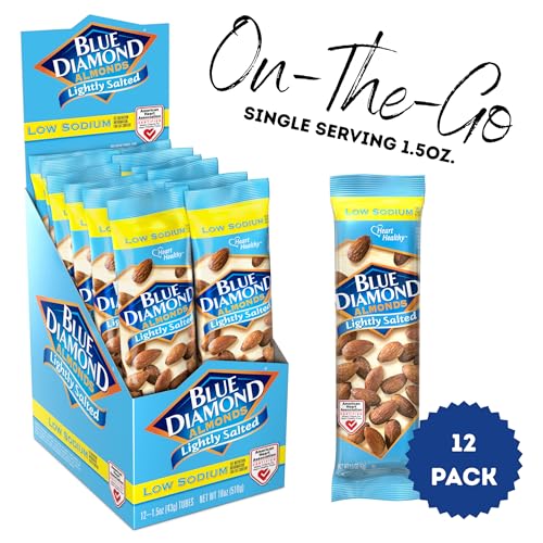 Blue Diamond Almonds lightly salted on-the-go snack image with almonds.
