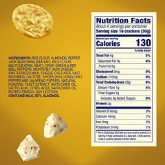 Closeup of Nut Thins crackers highlighting crisp texture and pepper jack flavor