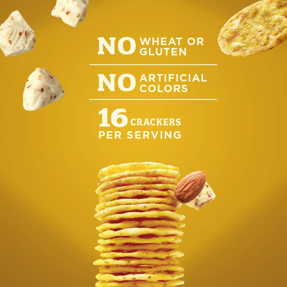 Gluten-free label on Blue Diamond Nut Thins Pepper Jack