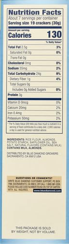 Blue Diamond Almonds Nut-Thins sea salt crackers offer light texture ideal for cheese boards.