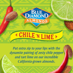 Blue Diamond almonds nutrition boost showing protein and fiber for snacks.