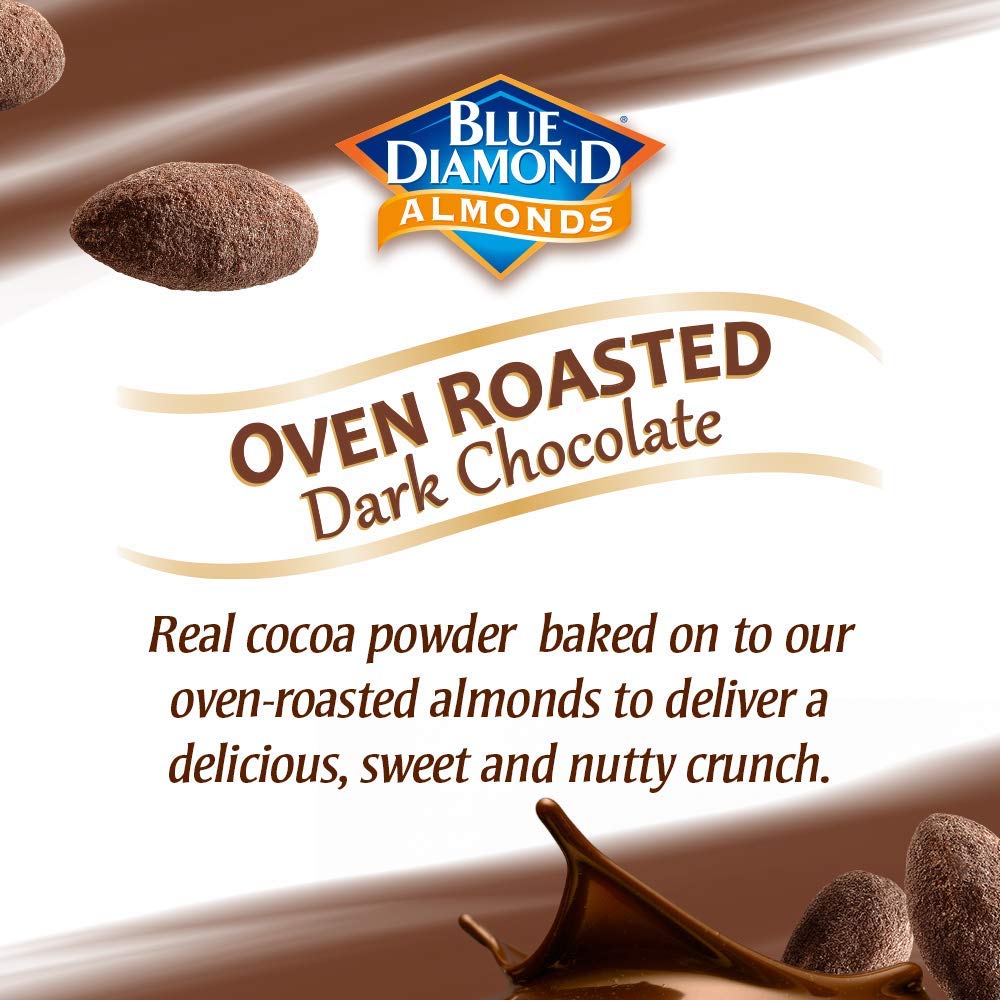 Blue Diamond almonds on-the-go setup in a resealable pack.