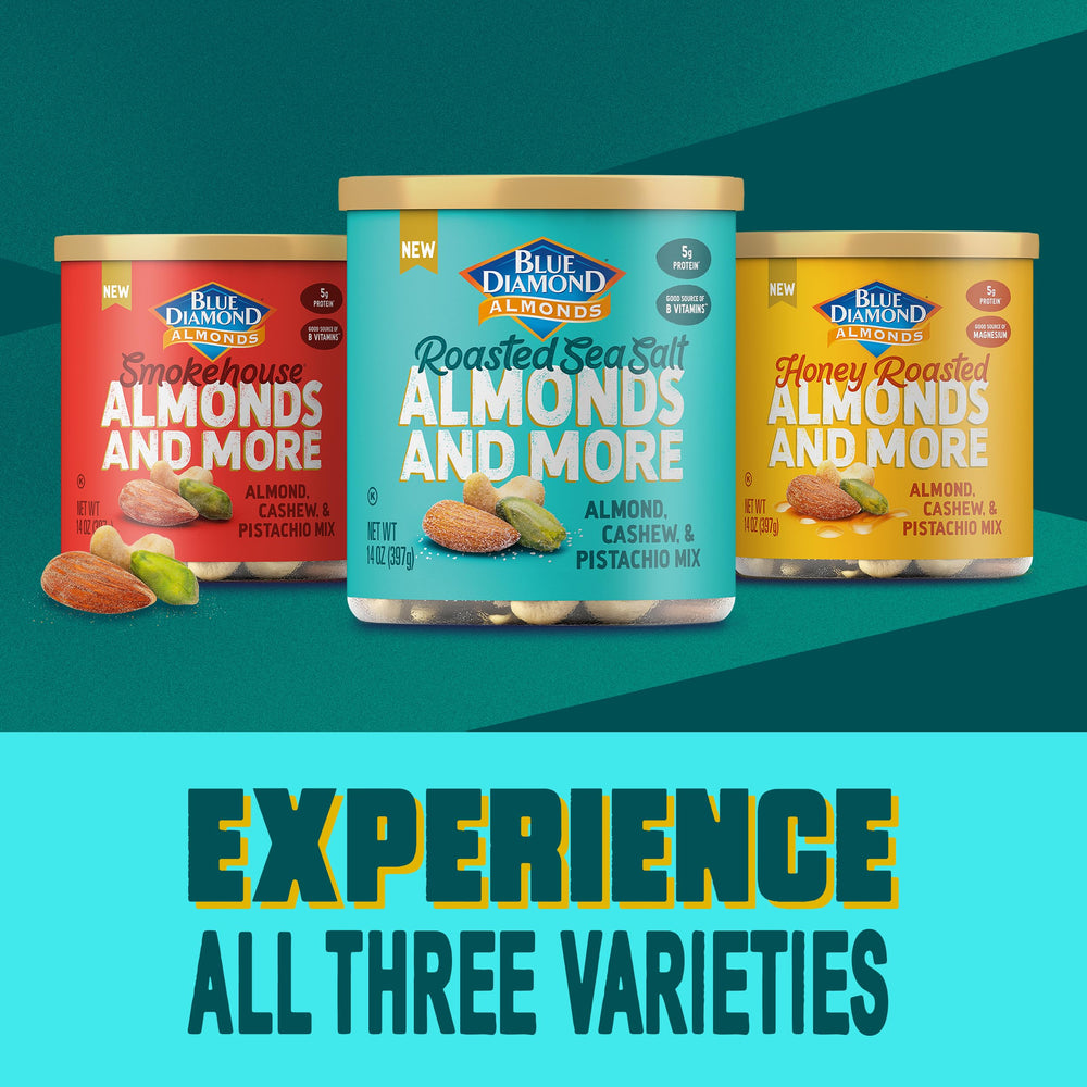 Blue Diamond Almonds trail-mix friendly pack for travel.