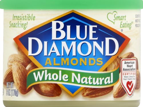 Blue Diamond packaging 6-ounce can with GMO-free promise