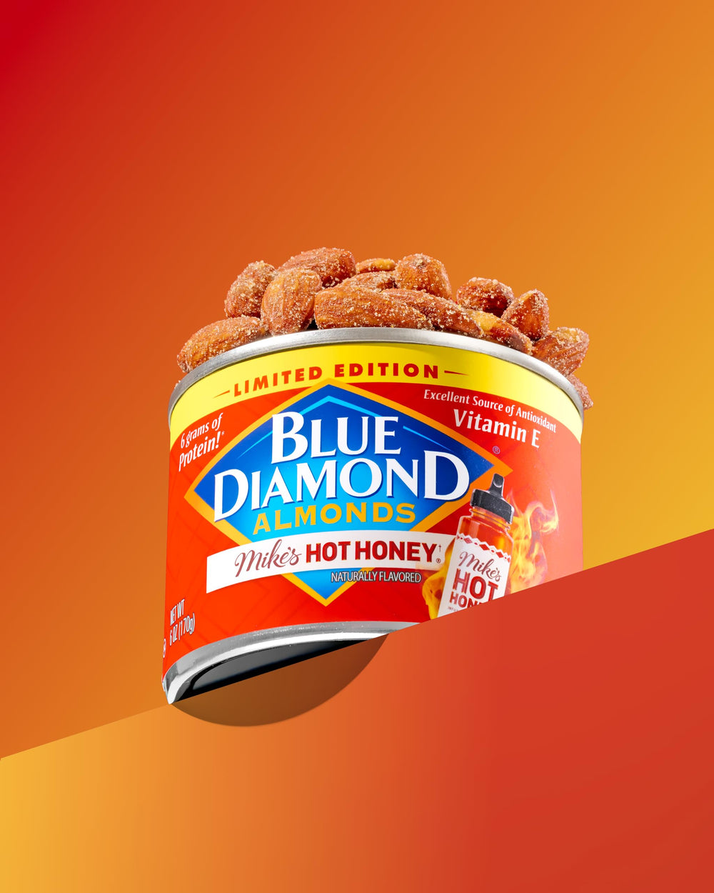 Lunch-friendly serving idea with Blue Diamond almonds and heat.