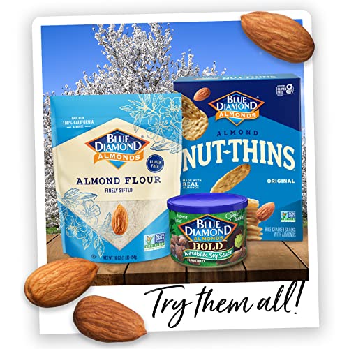 Blue Diamond Almonds Spicy Dill Pickle resealable-lid, ideal for busy days and portion control.
