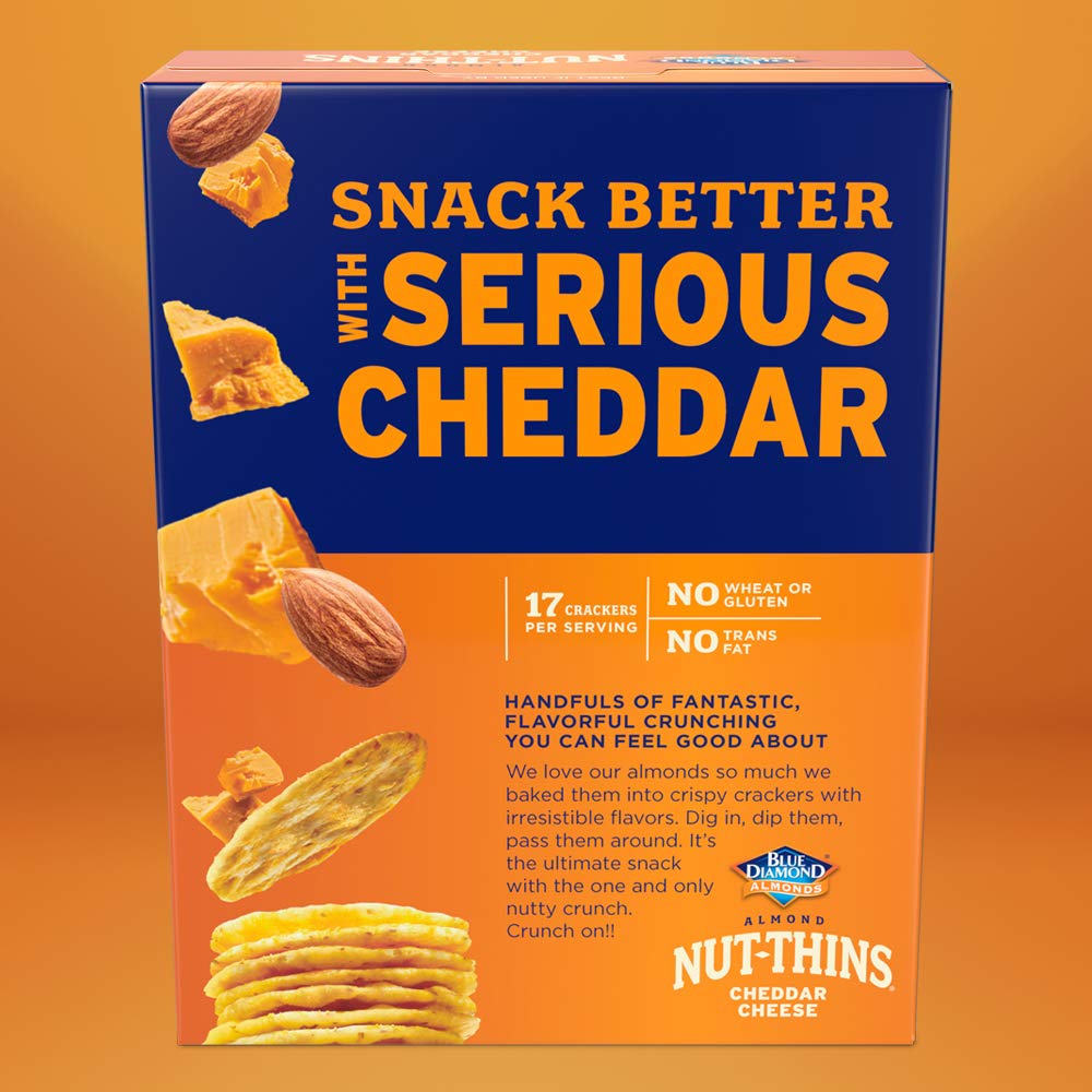 Blue Diamond Nut Thins pair well with dips and spreads for parties.