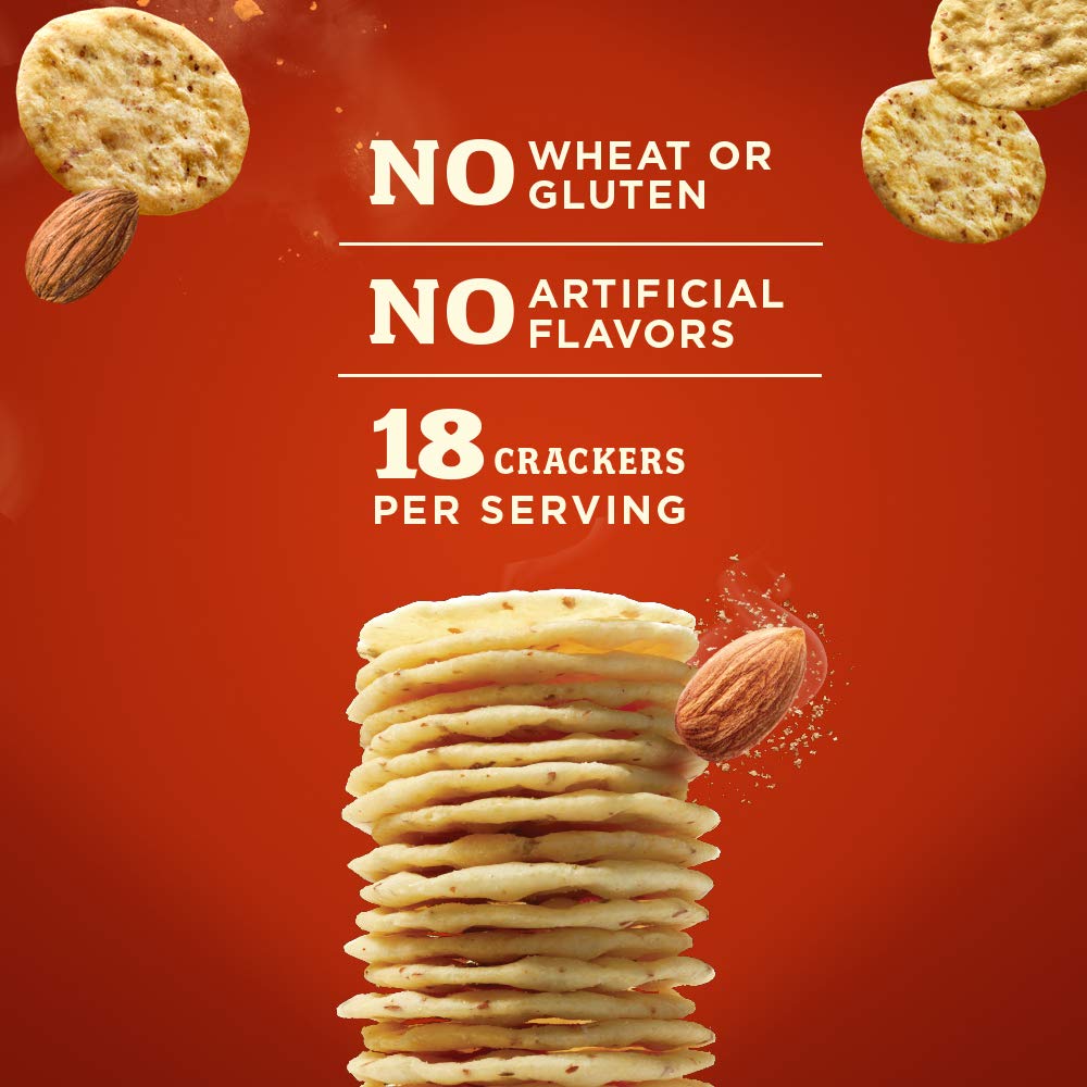 Blue Diamond Nut-Thins Smokehouse on shelf invites a savory party snack