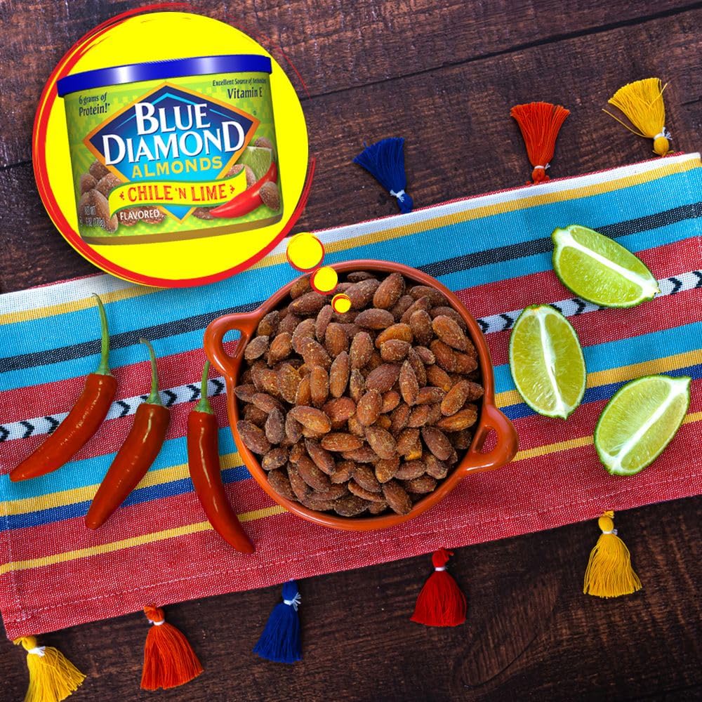 Blue Diamond on-the-go snack pack for portable energy.