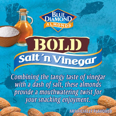 Blue Diamond almonds close-up, crisp texture with tangy seasoning