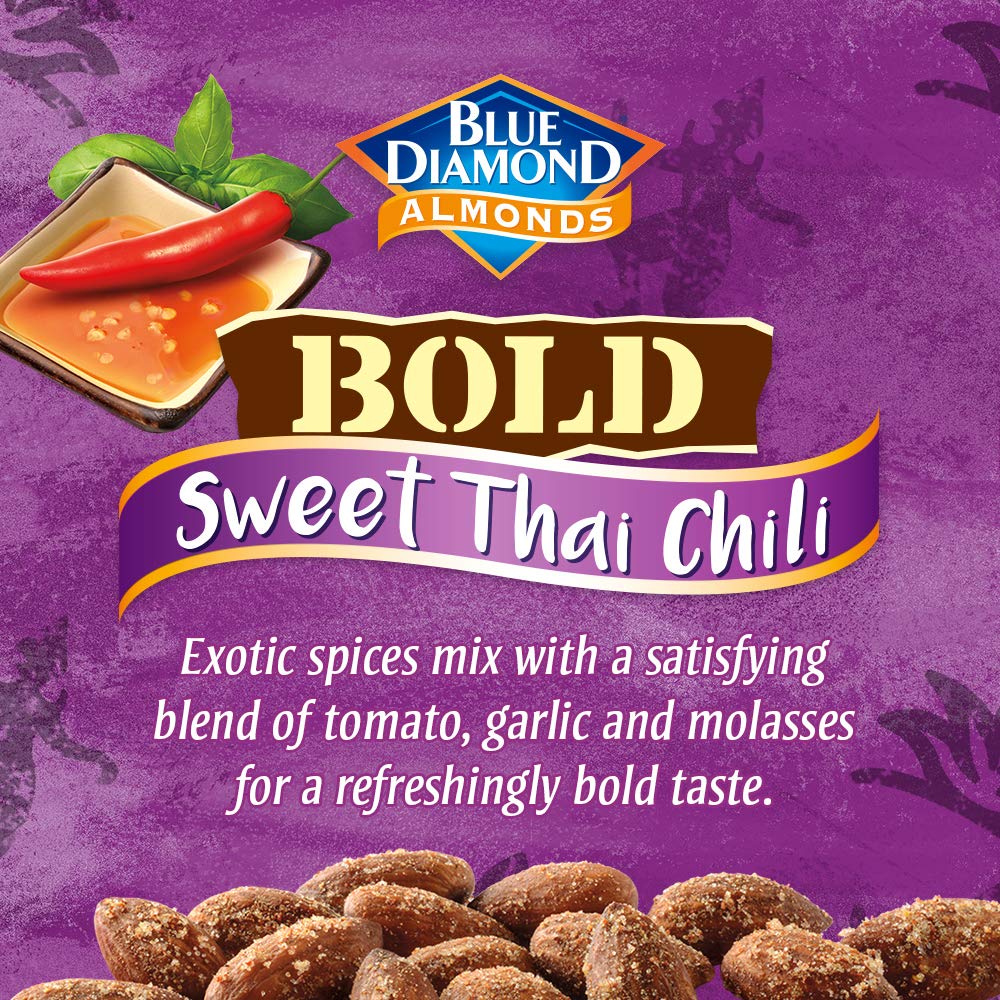 Blue Diamond almonds on-the-go, low-carb, high-protein option