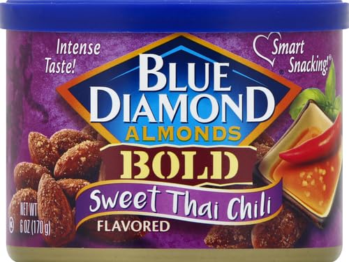 Close-up of Thai chili glaze on Blue Diamond almonds