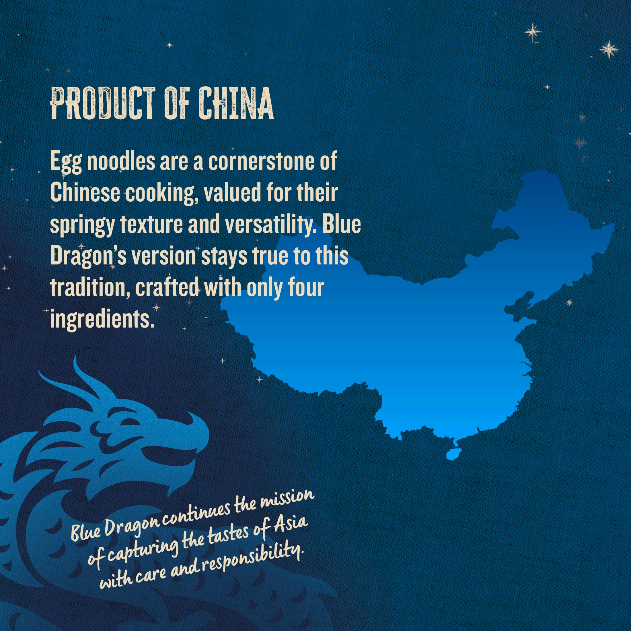 Blue Dragon noodles absorb sauces for flavorful meals.