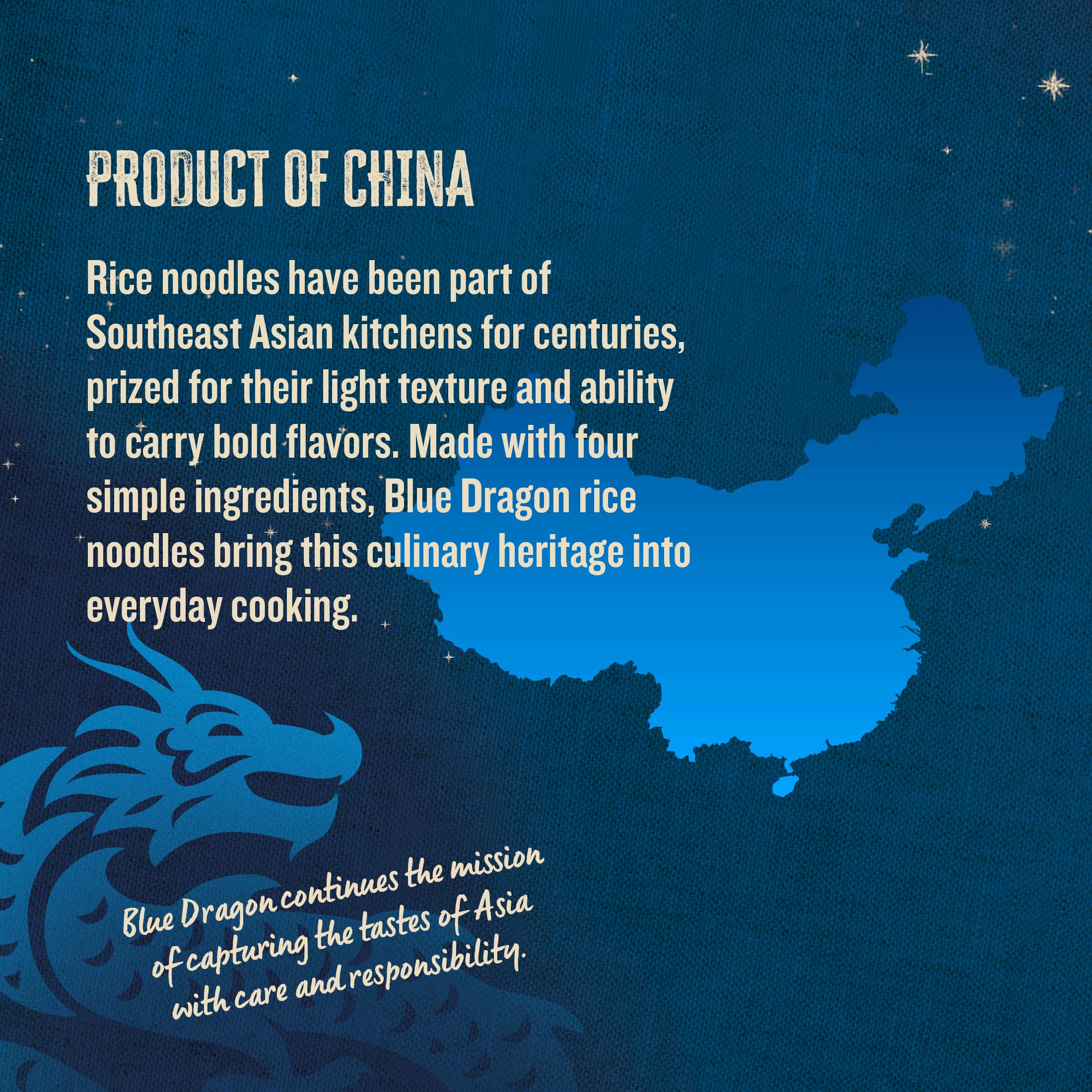 Blue Dragon Noodles in comforting soup, silky texture that layers into broth