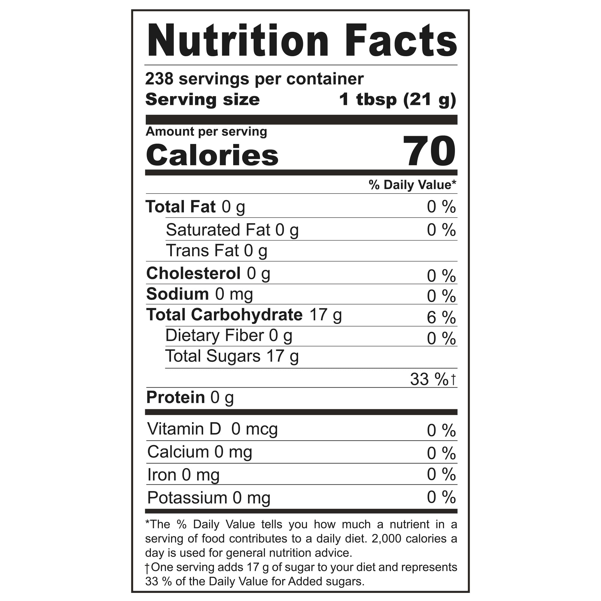 Close-up of BLUE GREEN ORGANICS RAW agave syrup label details