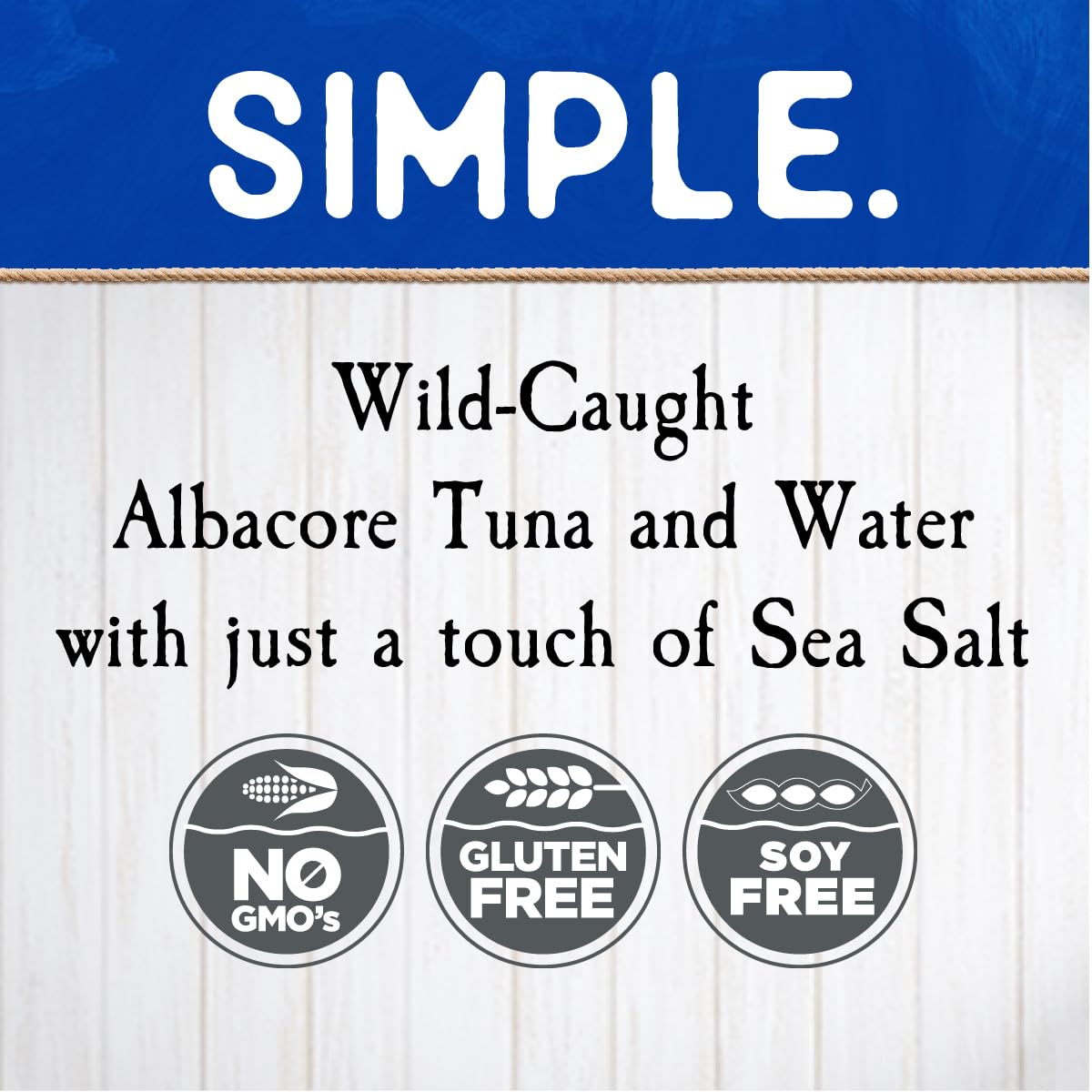 Blue Harbor Fish Co. pack of 12 cans on a kitchen counter ready