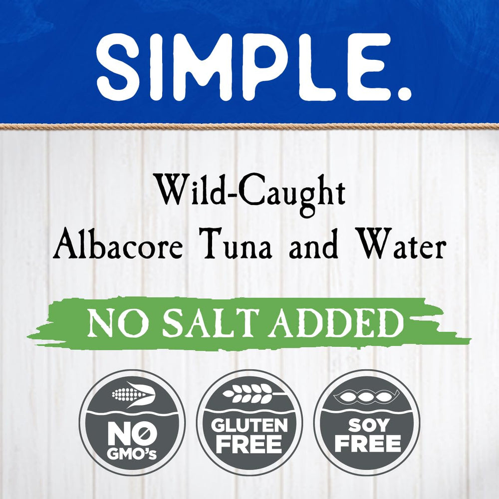 Blue Harbor Fish Co. tuna in water for salads and quick meals.