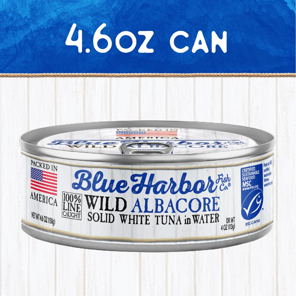 Blue Harbor tuna with sea salt dash image, simple seasoning option for meals.