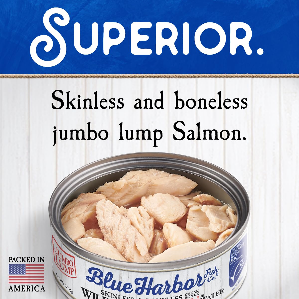Blue Harbor Wild Pink Salmon with rice bowl provides a protein-forward dinner idea.
