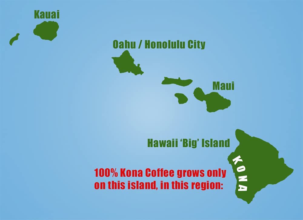 Blue Horse Kona aroma profile hints chocolate and caramel notes