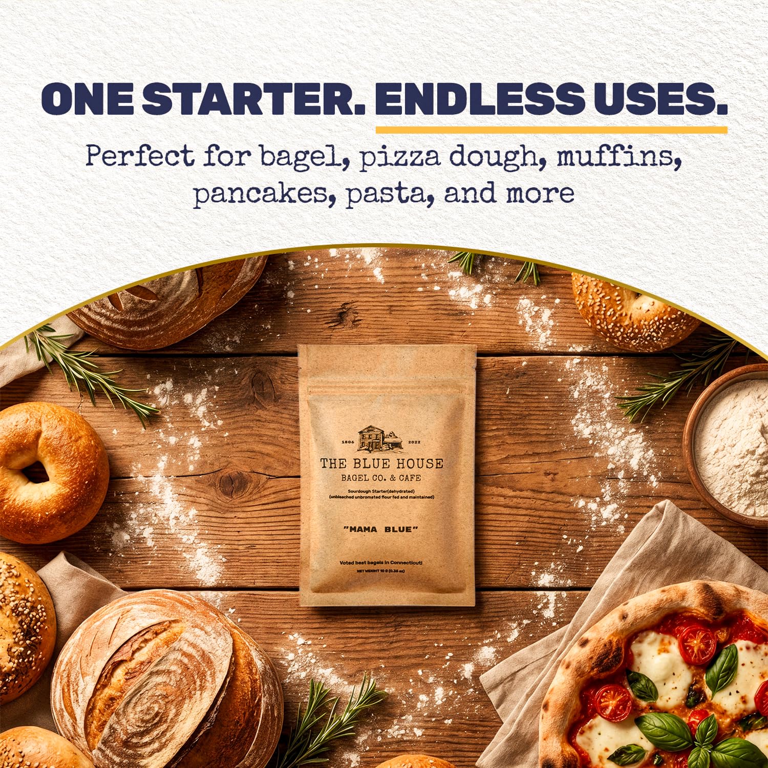 The Blue House Bagel Co revival in a bowl, quick activation in 3–4 days.