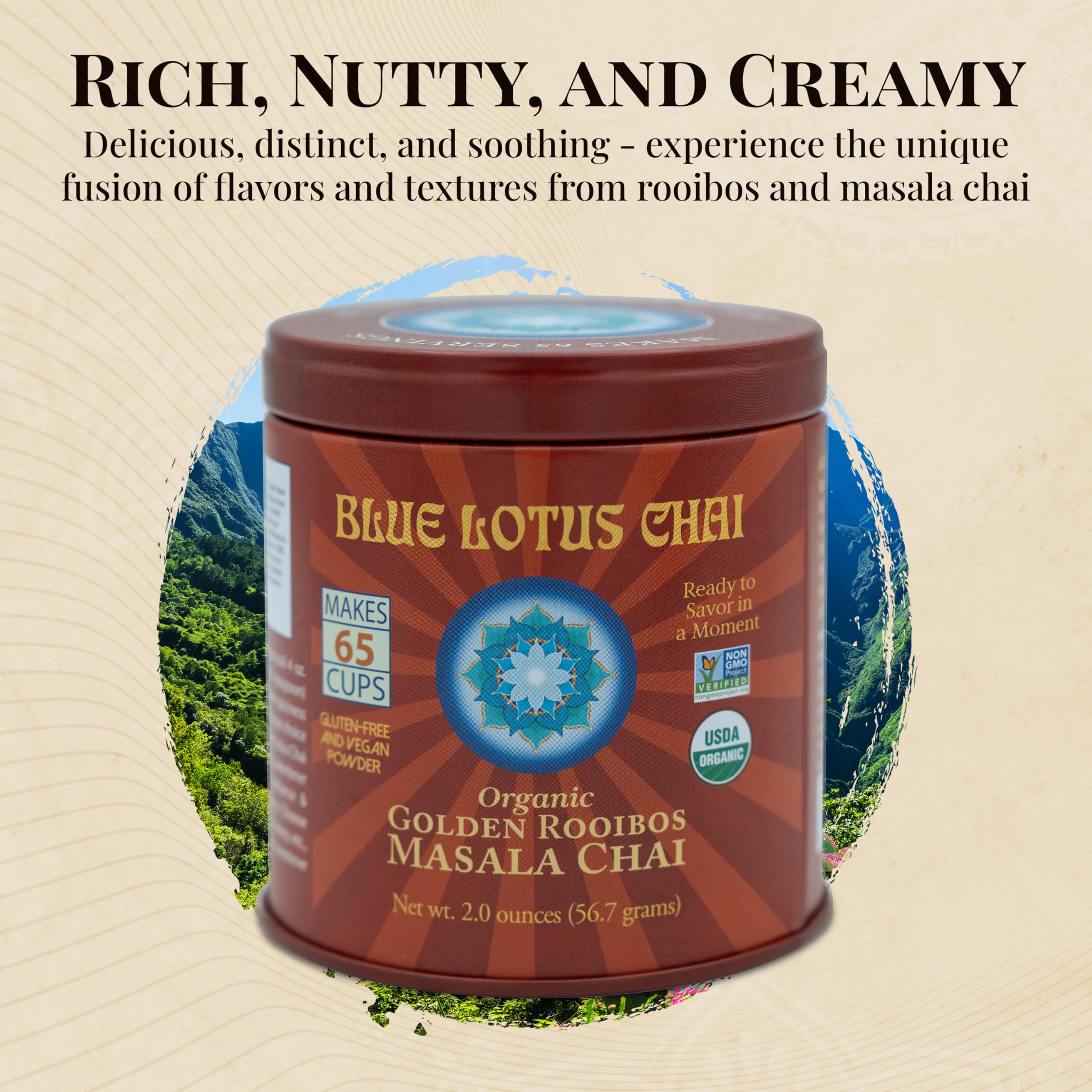 Blue Lotus Chai scoops portioning to control flavor intensity