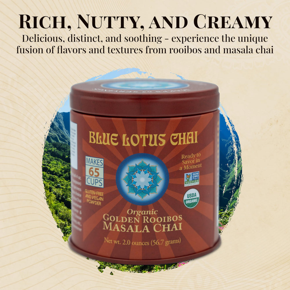 Blue Lotus Chai scoops portioning to control flavor intensity